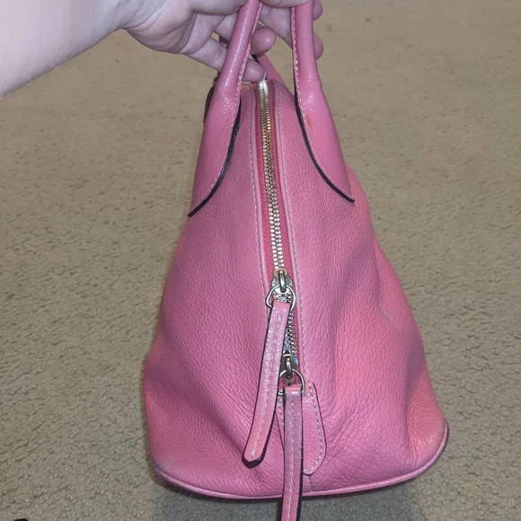 Dooney And Bourke Pink Leather Handbag - Picture 14 of 16